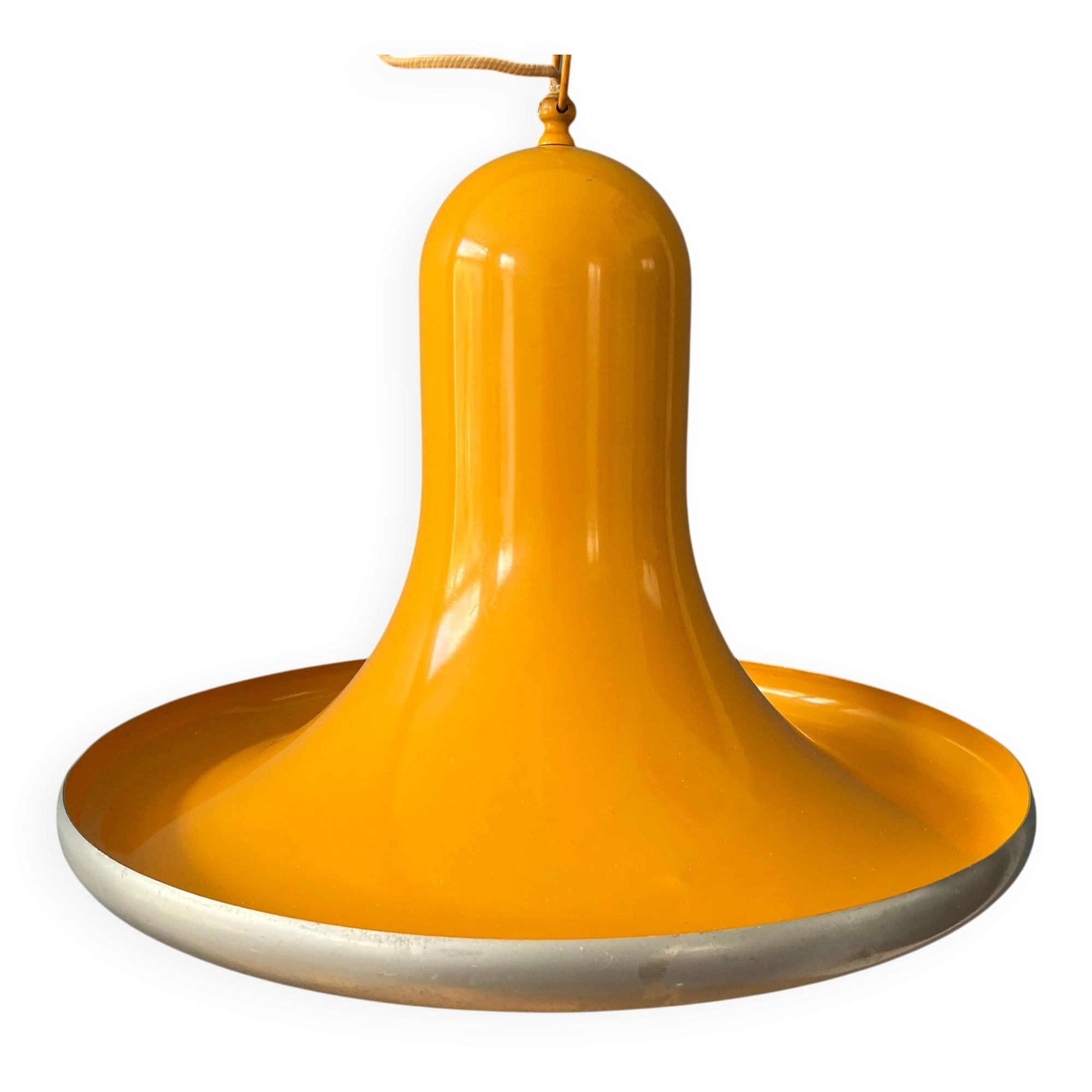 Suspension UFO Space Age yellow Mid-Century