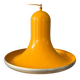 Suspension UFO Space Age yellow Mid-Century