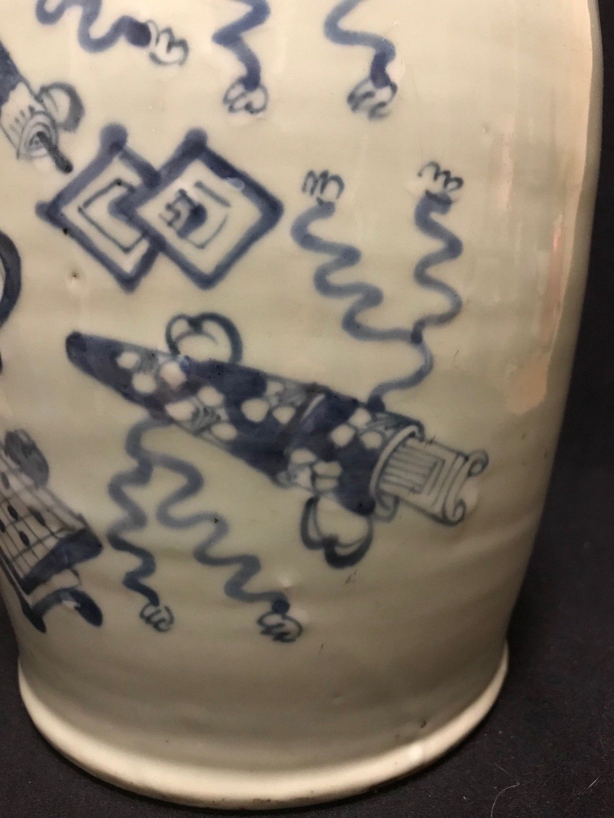 China white blue porcelain vase
