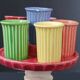 Service a liqueur 1950 vintage clown jongleur ceramic 50s 50's 1950s