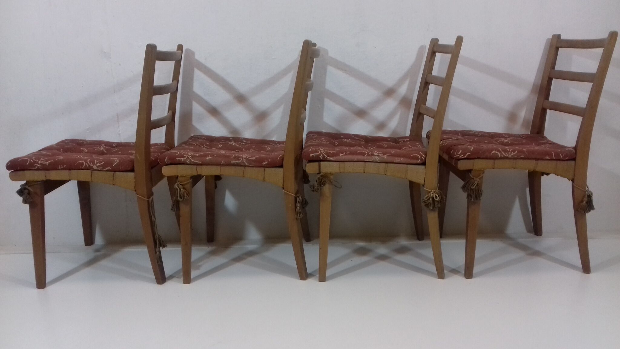 Set of four dining chairs by Jan Vaněk,  1955