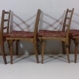 Set of four dining chairs by Jan Vaněk,  1955