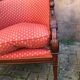 Mahogany armchair in First Empire style