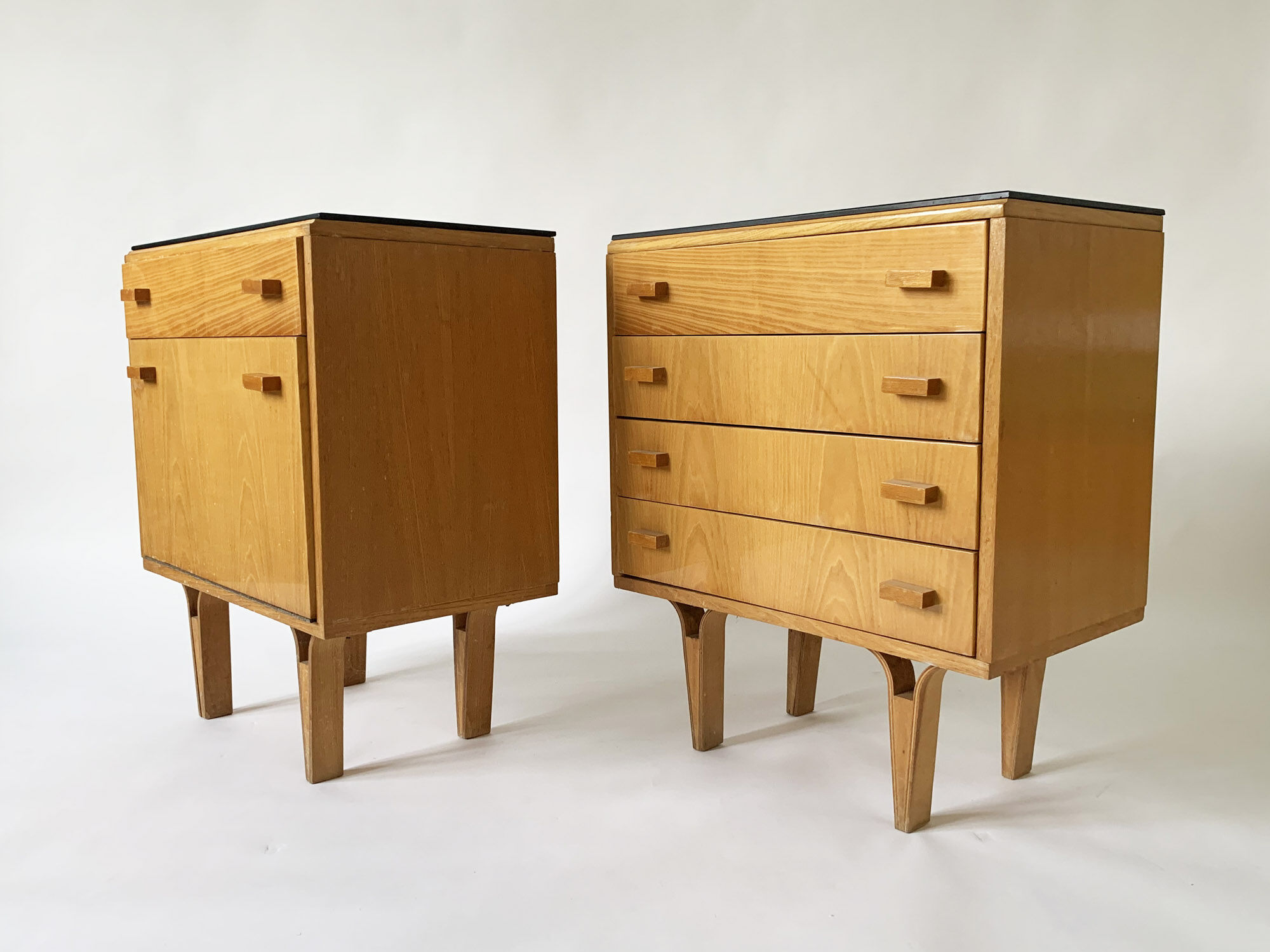Pair of Nightstands, Novy Domov, Czechoslovakia, 1960s