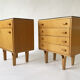 Pair of Nightstands, Novy Domov, Czechoslovakia, 1960s