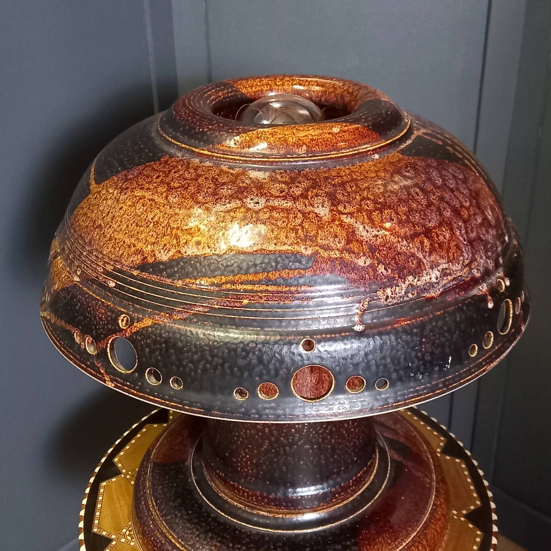 Vintage mushroom lamp