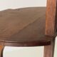 Two-tier walnut console table, 1950s, France.