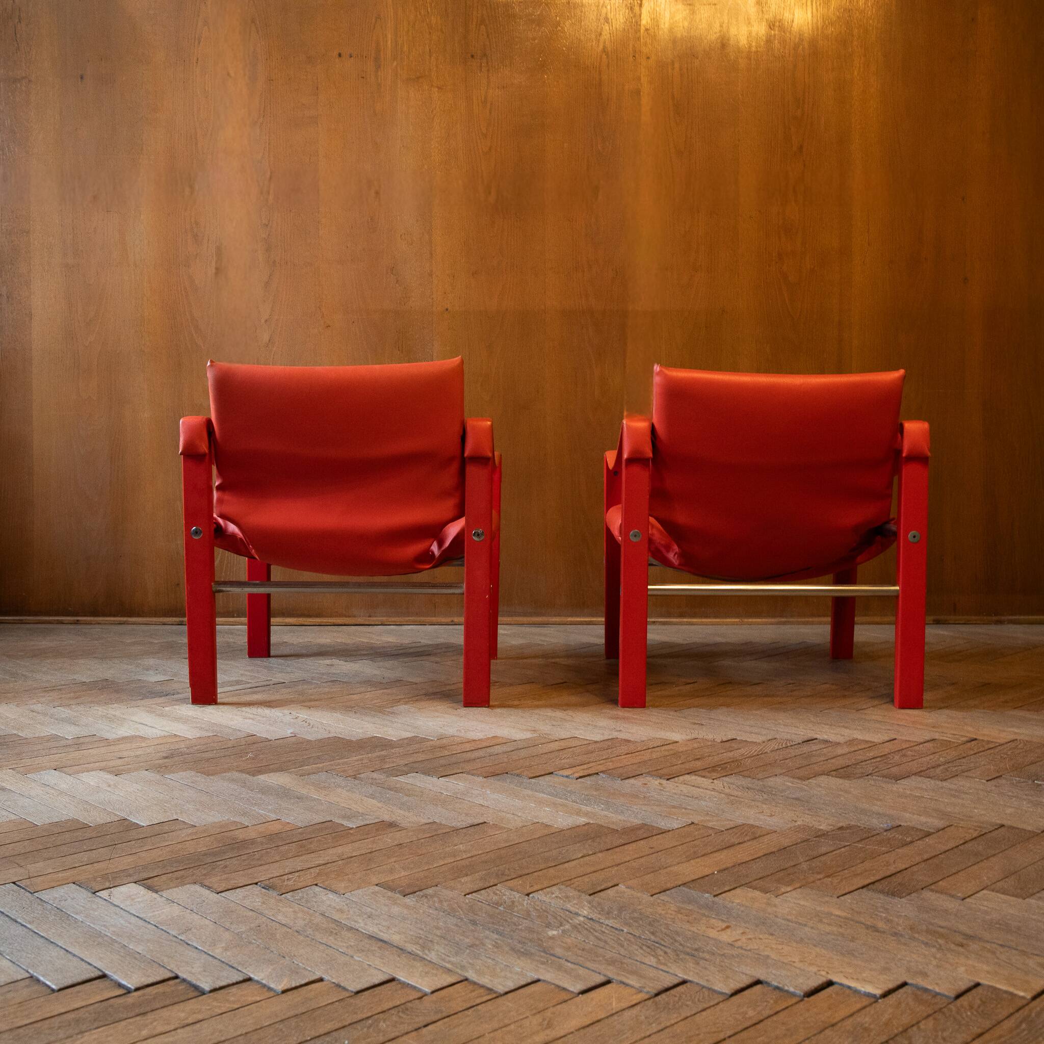 Safari lounge chairs by Maurice Burke