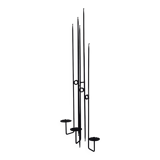 Brutalist German Iron Wall Candleholder, 1960s