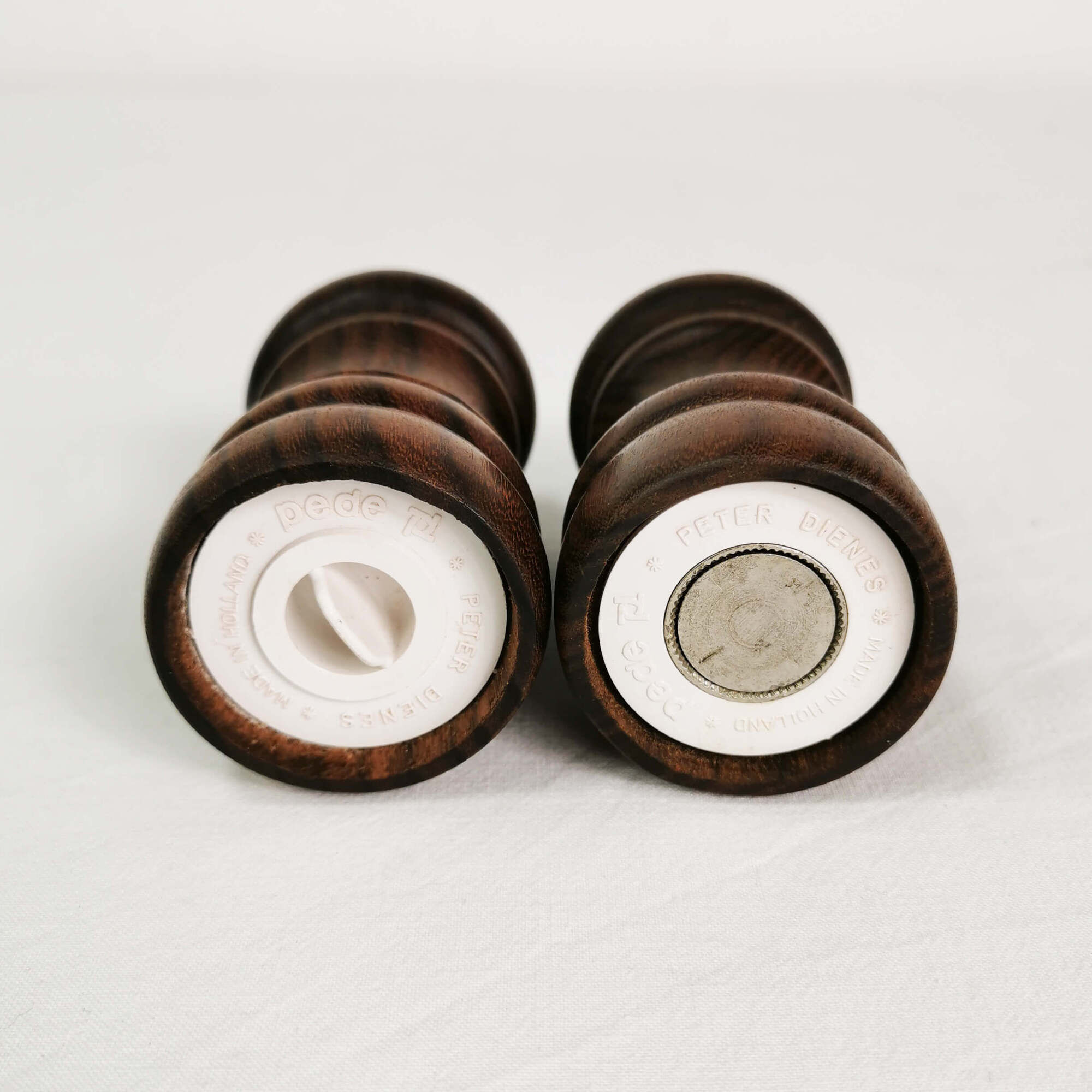 Salt and pepper shakers, Pede, designed by P. Dienes, Holland, 1960s