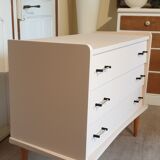 Pink vintage chest of drawers