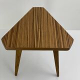 Vintage design coffee table, side table in exotic wood, 1950 - 60