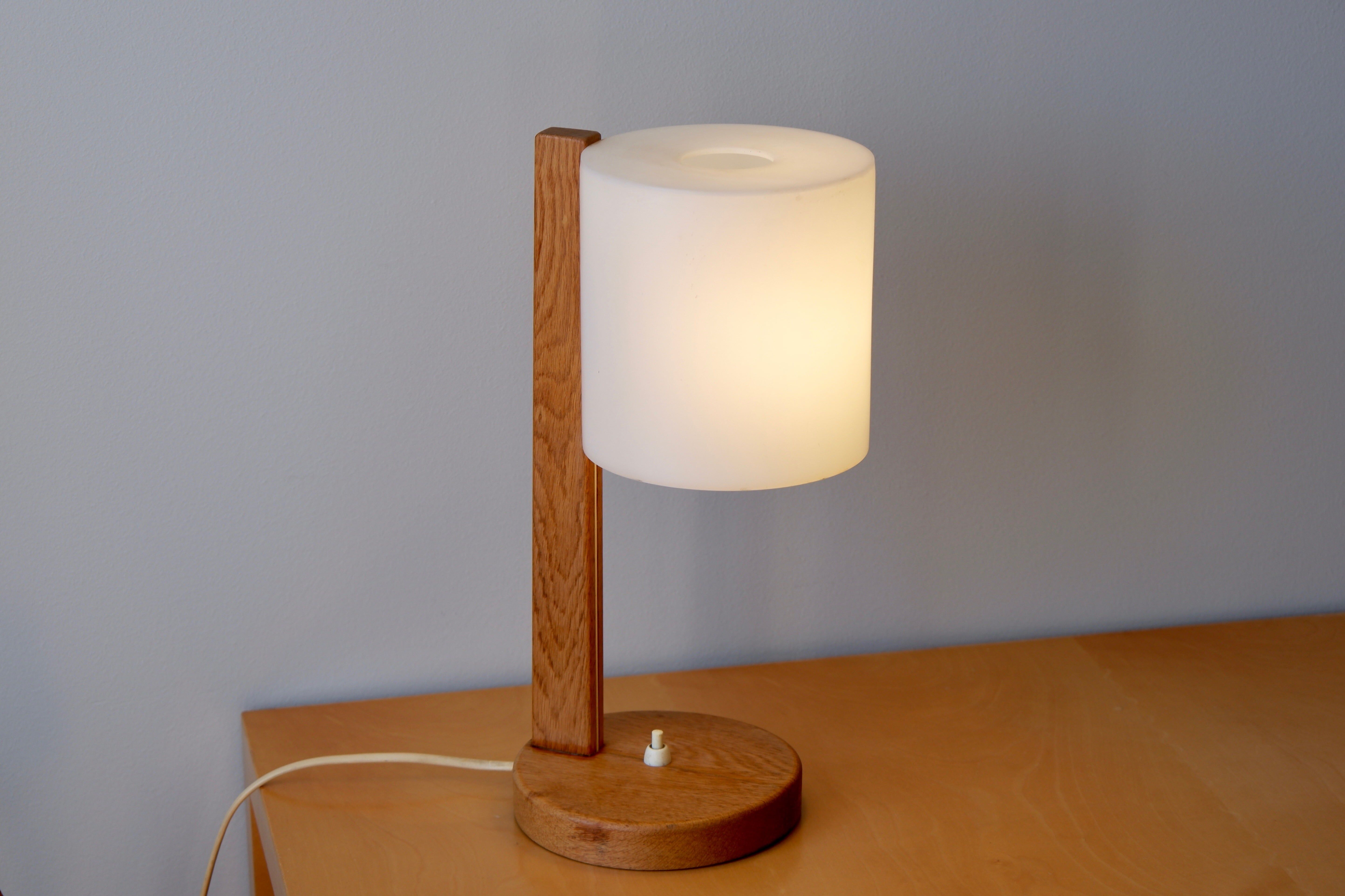 Uno & östen kristiansson, prototype table lamp for luxus, 1960s