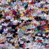 Moroccan carpet boucherouite colored - 117 x 159 cm