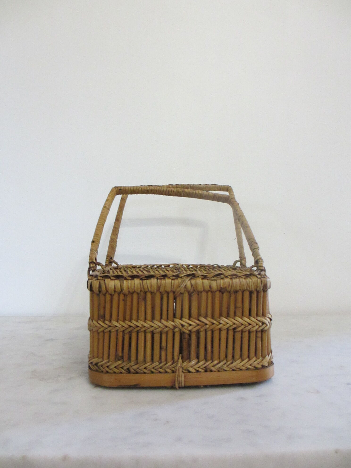 Rattan glass holders