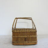 Porte-verres en rotin