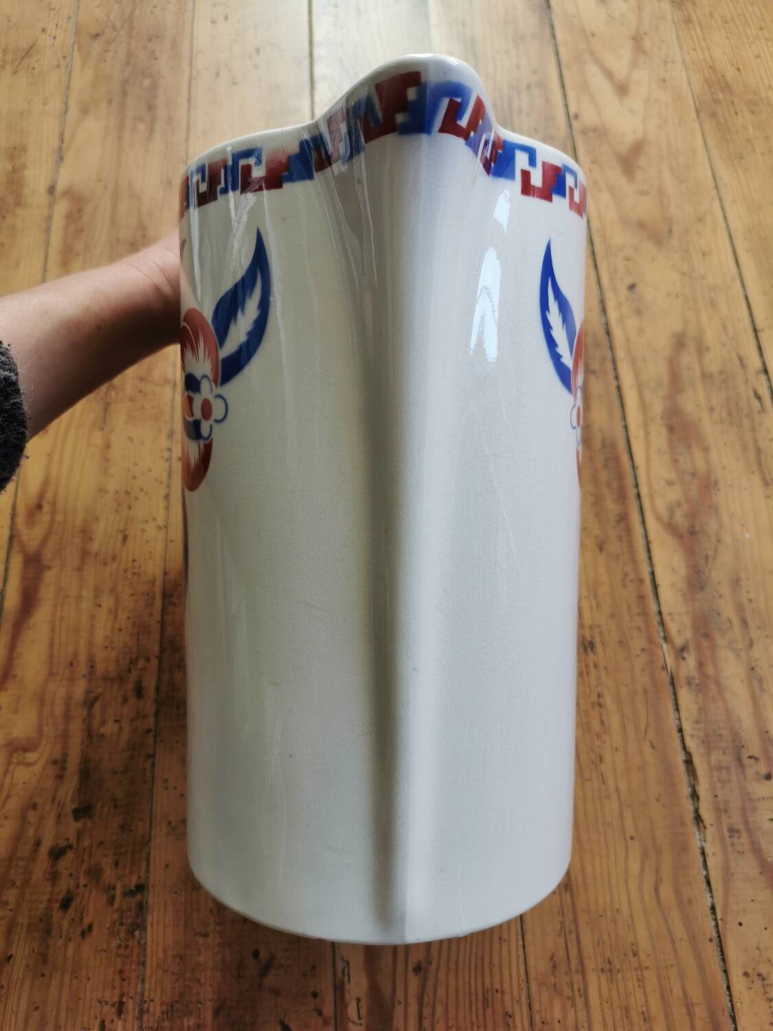 Vintage Digoin jug, Thaïs