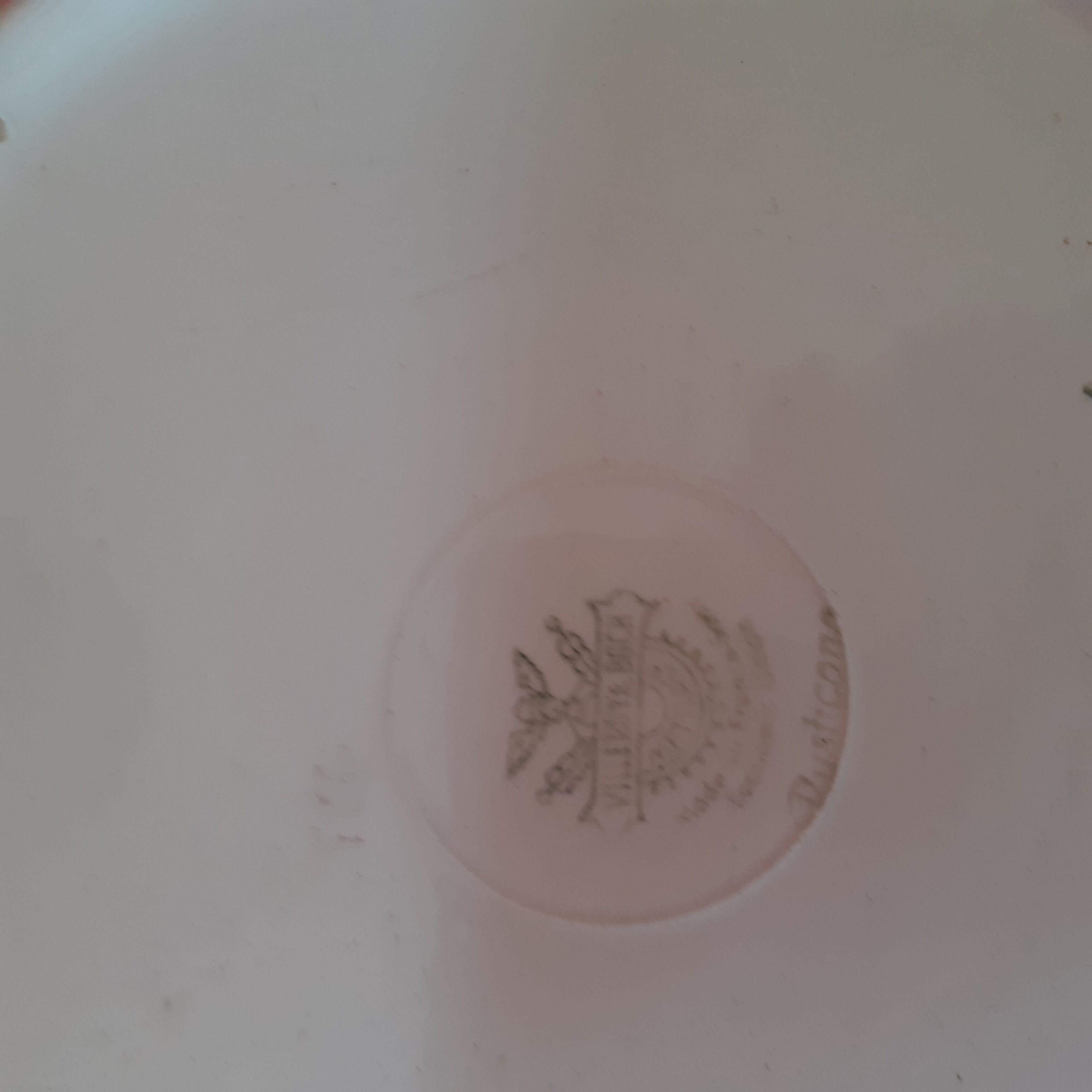 Old and blue dish in Villeroy and Boch, Rusticana model