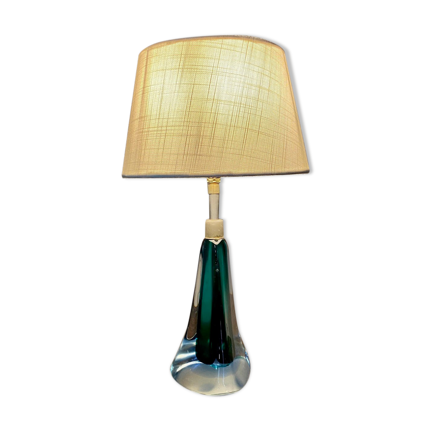 Green Murano lamp in 1960