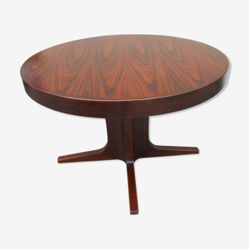 Table scandinave en palissandre de Rio vintage extensible scandinave