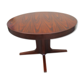 Table scandinave en palissandre de Rio vintage extensible scandinave