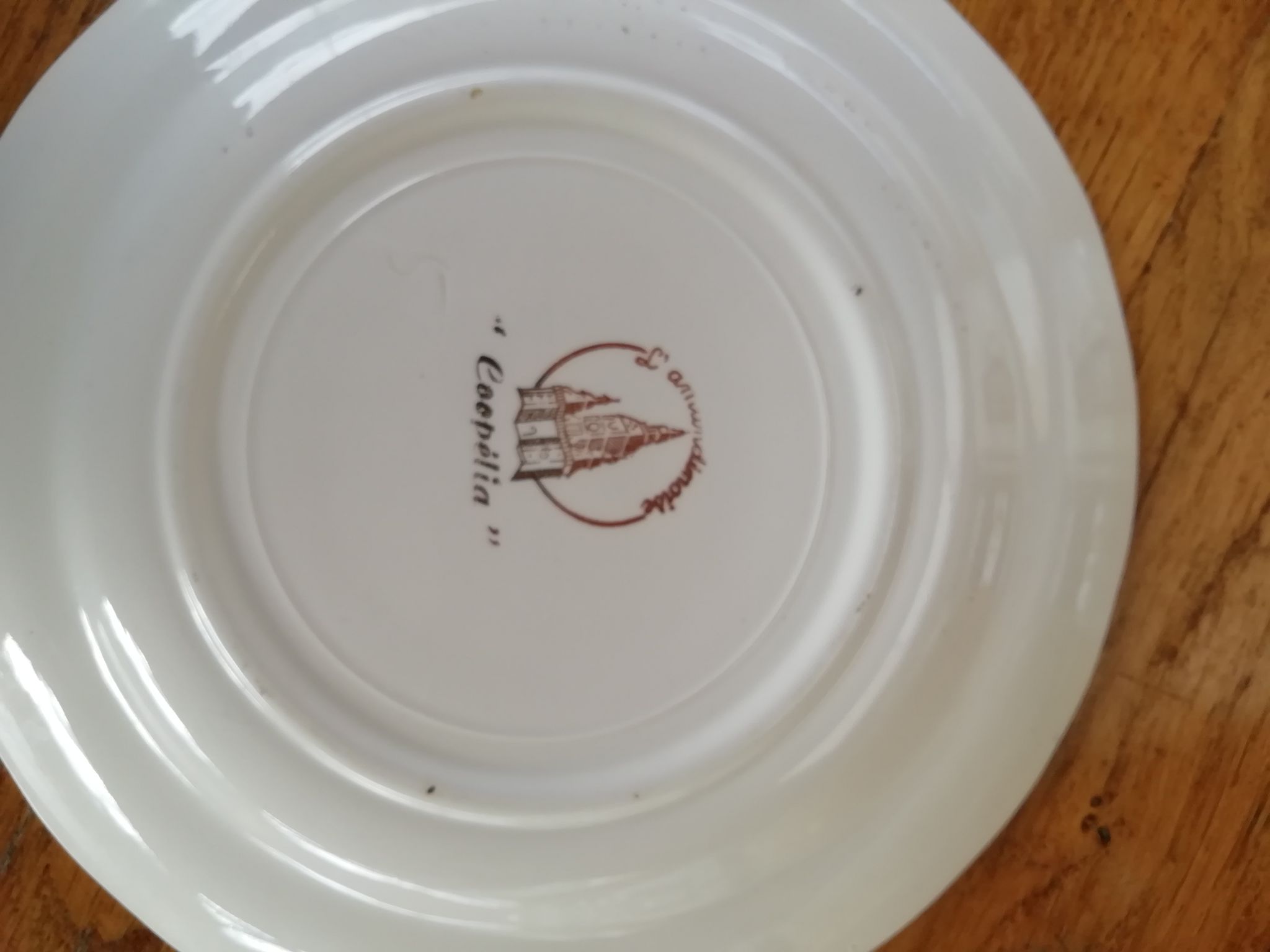 Lot of 12 dessert plates L'Amandinoise Coopélia