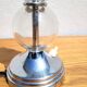 Chrome lamp base and glass balls dlg J. Adnet
