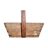 Old wooden basket