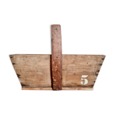 Old wooden basket