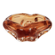Ashtray, Amber Murano glass pocket emptier from the 60s-70s