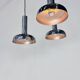 Lampe à Suspension Space Age Chrome, 1970s