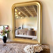Louis Philippe mirror, mercury glass