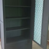 Black art deco Parisian wardrobe