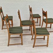 Set of six dining chairs danish design 1970S
