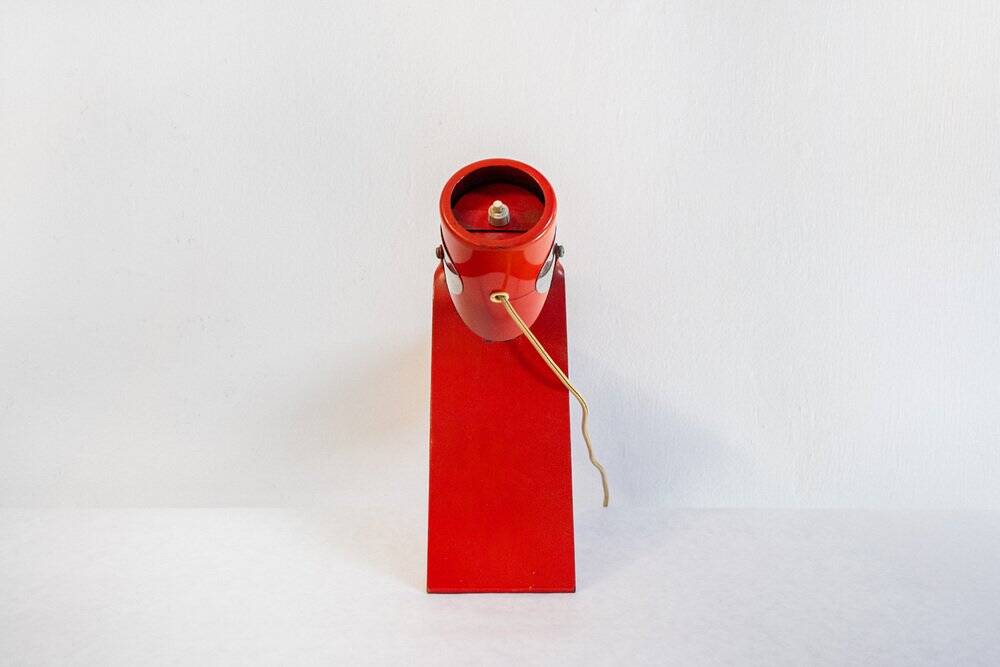 Lampe de bureau en métal laqué, années 70