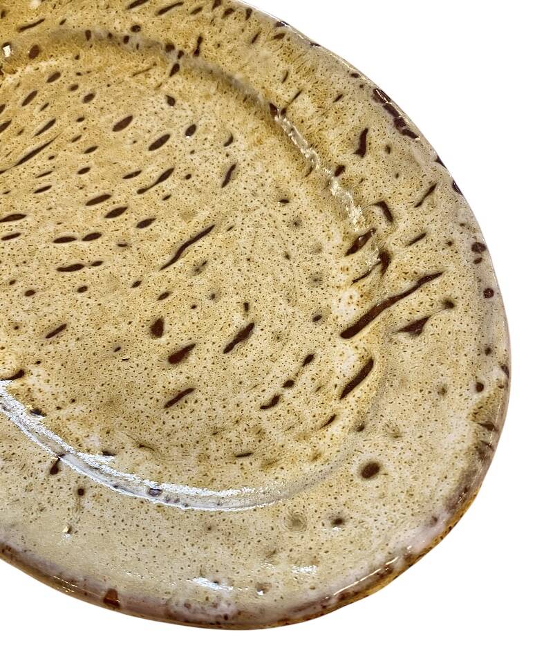 Vallauris fat lava serving dish