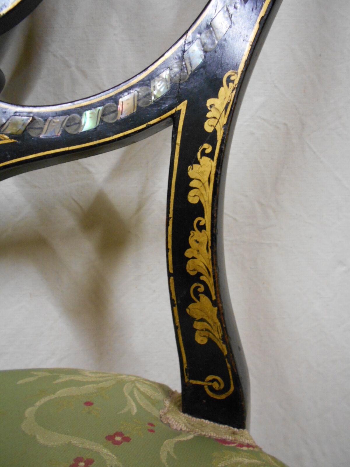 pair of three Napoleon chairs