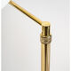 Pair of Floor Lamps, Brass Readers, XXth Century