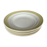 Set of 6 hollow plates