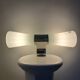 Savern space age bathroom or ambiance wall lamp in glass from Ikea