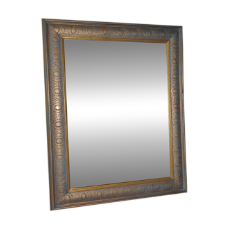 Old wooden mirror