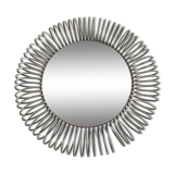Vintage metallic spring mirror from the 70s and 80s