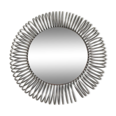 Vintage metallic spring mirror from the 70s and 80s