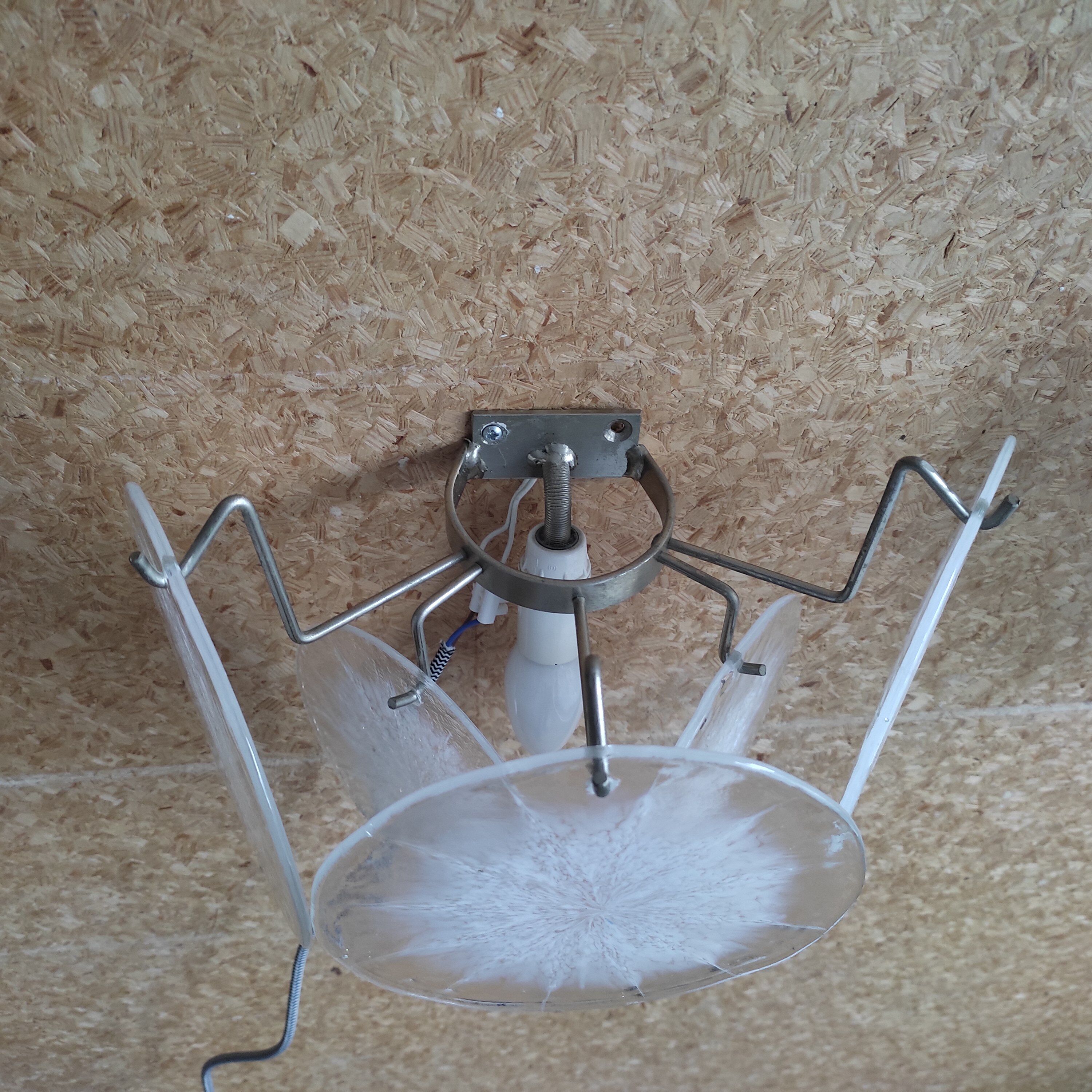 Pair of Gino Vistosi Murano wall lamps 60/70s