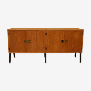 Vintage sideboard by René-Jean Caillette for Charron editions