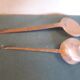Set of a copper ladle and skimmer.