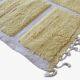 Tapis jaune contemporain