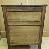 Bedside table or jam maker in art deco oak