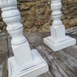 Wooden candle holder