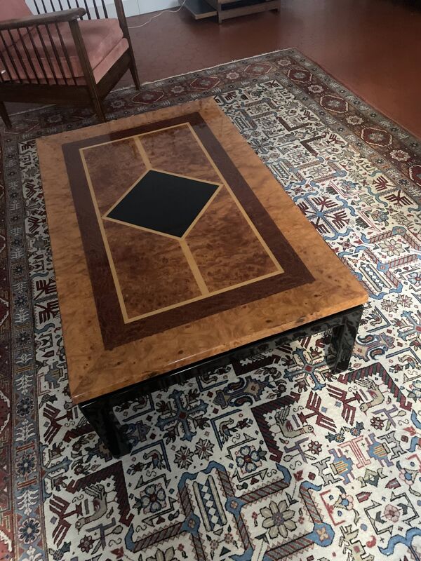 Table basse loupe d’orme